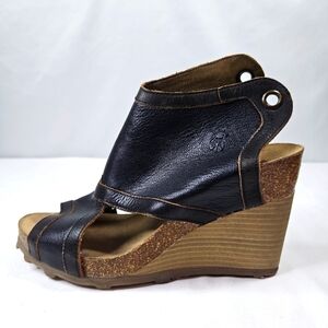 Fly London Adye Wedge Sandals Size 38